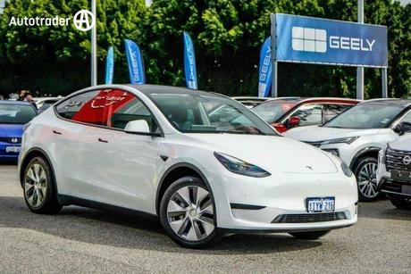 White 2022 Tesla Model Y Wagon Rear-Wheel Drive