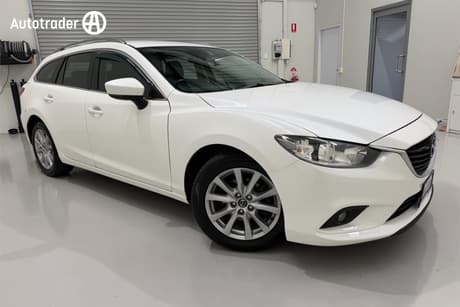 White 2017 Mazda 6 Wagon Sport