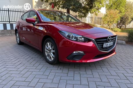 Red 2014 Mazda 3 Hatchback Maxx