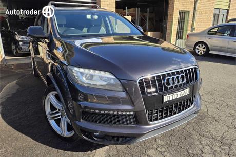Grey 2014 Audi Q7 Wagon 3.0 Tdi Quattro