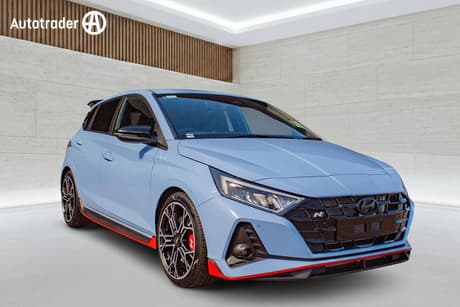 Blue 2026 Hyundai I20 Hatchback N