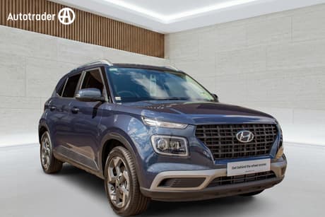 Blue 2026 Hyundai Venue Wagon Active