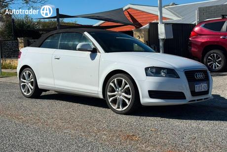 White 2010 Audi A3 Convertible 1.6 ATTRACTION 8P