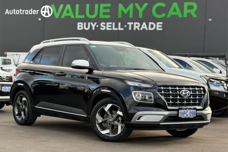 2022 Hyundai Venue Elite (Black) Two-Tone Roof Qx.V4 My22