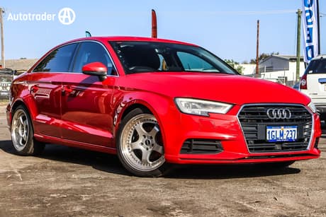 Red 2016 Audi A3 Sedan 1.4 Tfsi Attraction Cod