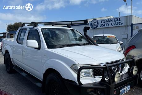 White 2011 Nissan Navara Dual Cab Pick-up St (4X4)