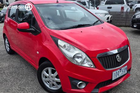 Red 2012 Holden Barina Spark Hatchback Cd