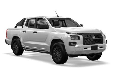 White 2025 Mitsubishi Triton Double Cab Pick Up Glx-R (4X4) 1T Payload