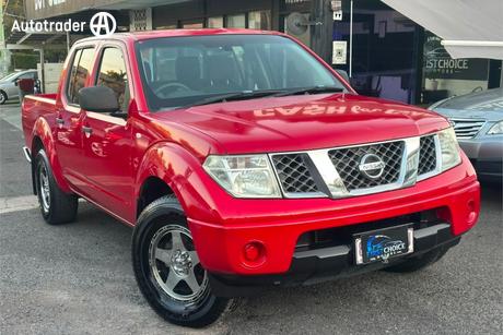 Red 2011 Nissan Navara Dual Cab Pick-up Rx (4X2)