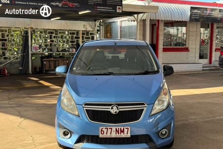 Blue 2013 Holden Barina Spark Hatchback Cd