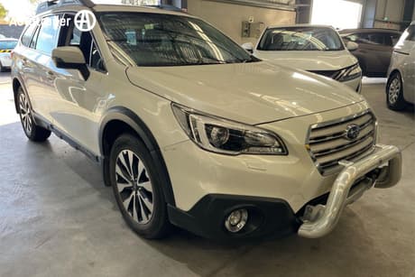 White 2017 Subaru Outback Wagon 2.0D Premium