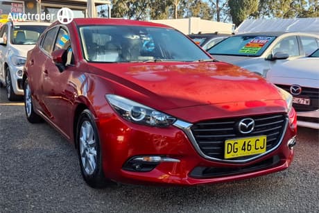 Red 2016 Mazda 3 Hatchback Touring