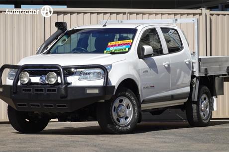 White 2014 Holden Colorado Crew Cab Chassis Lx (4X4)