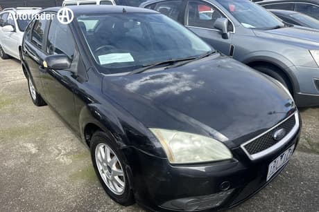 Black 2008 Ford Focus Hatchback Lx
