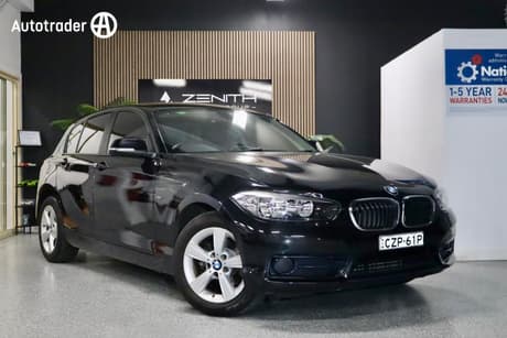 Black 2015 BMW 1 Hatch 18I SPORT LINE F20 MY15