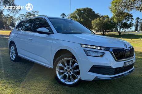 White 2020 Skoda Kamiq Wagon 85Tsi