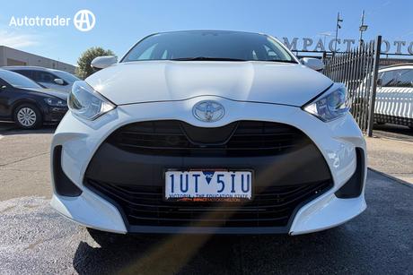 White 2021 Toyota Yaris Hatchback Ascent Sport