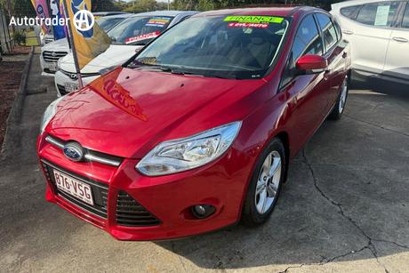 Red 2015 Ford Focus Hatchback Trend
