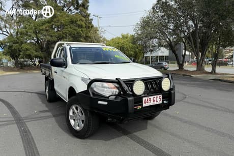 White 2018 Mitsubishi Triton Cab Chassis Glx