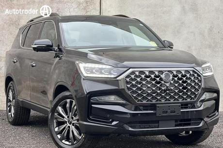 Black 2026 KGM Ssangyong Rexton Wagon Ultimate Sport Pack (4Wd)