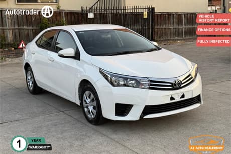 White 2016 Toyota Corolla Sedan Ascent
