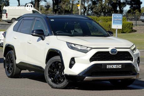 Black 2022 Toyota RAV4 Wagon Xse (Awd) Hybrid