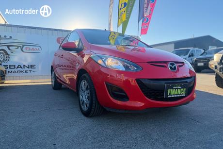 Red 2011 Mazda 2 Hatchback Neo
