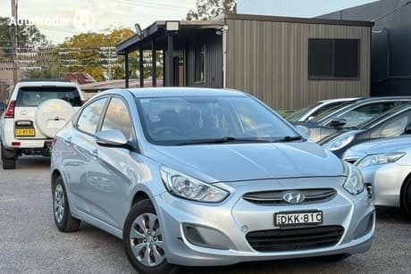 Silver 2016 Hyundai Accent Sedan