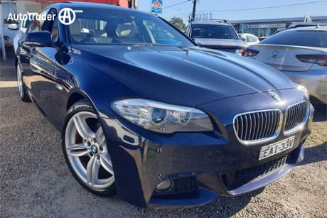 Blue 2011 BMW 520D Sedan 20D