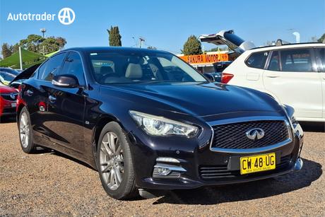 Black 2014 Infiniti Q50 Sedan 2.2D Gt