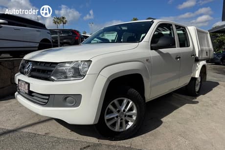 White 2017 Volkswagen Amarok Dual Cab Utility Tdi420 Core Plus (4X4)