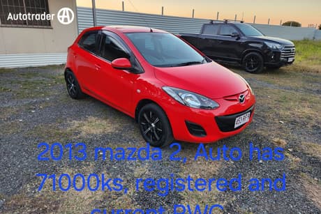 Red 2013 Mazda 2 Hatchback Neo