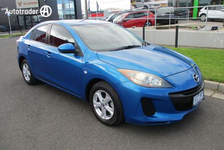 Blue 2013 Mazda 3 Sedan Neo