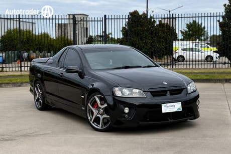 Black 2008 HSV Maloo Ute Tray R8 E SERIES MY08