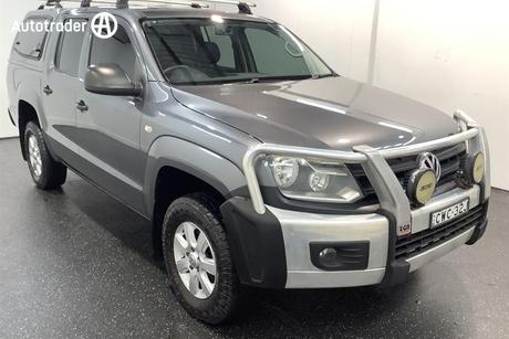 Grey 2013 Volkswagen Amarok Dual Cab Utility Tdi400 (4X4)