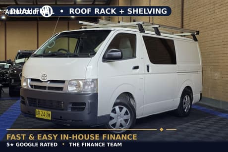 White 2006 Toyota HiAce Van Lwb