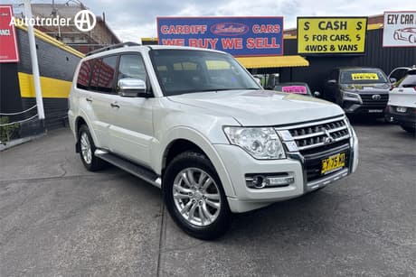 White 2019 Mitsubishi Pajero Wagon Glx Lwb (4X4) 7 Seat