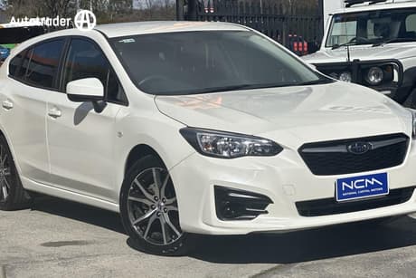 White 2018 Subaru Impreza Hatchback 2.0I (Awd)