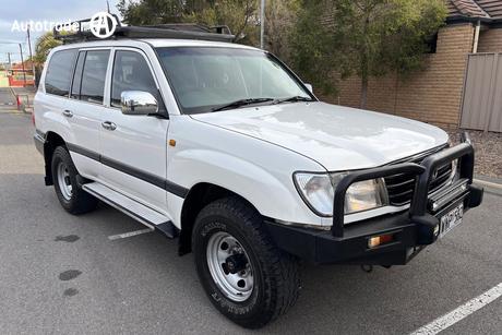White 2000 Toyota Landcruiser Wagon Gxl (4X4)