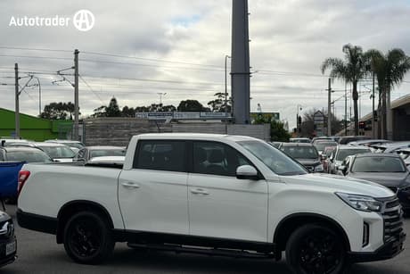 White 2024 Ssangyong Musso Crew Cab Pickup Adventure