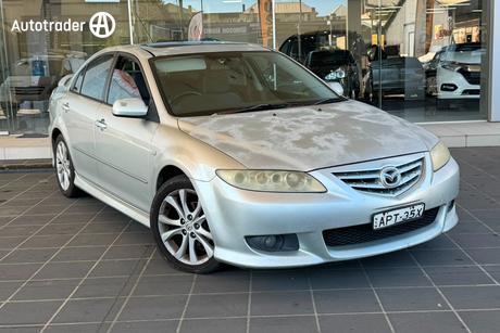 Silver 2003 Mazda 6 Hatchback Luxury Sports