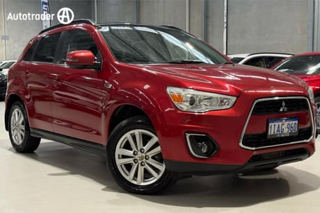 Red 2013 Mitsubishi ASX Wagon Aspire (4Wd)