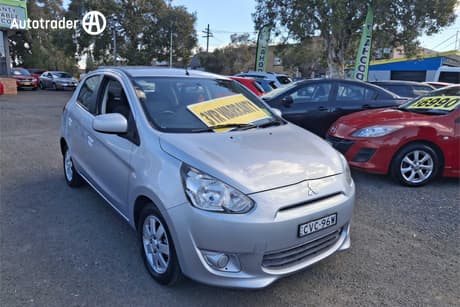 Silver 2013 Mitsubishi Mirage Hatchback Es