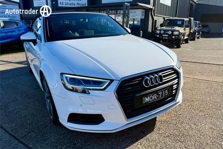 White 2018 Audi A3 Cabriolet 1.4 Tfsi S Tronic Cod