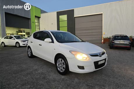White 2009 Hyundai I30 Hatchback Sx