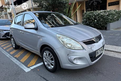 Silver 2011 Hyundai I20 Hatchback Active