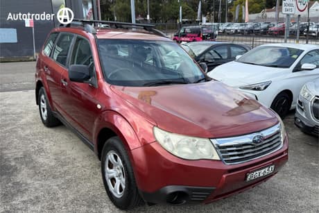 Red 2008 Subaru Forester Wagon X