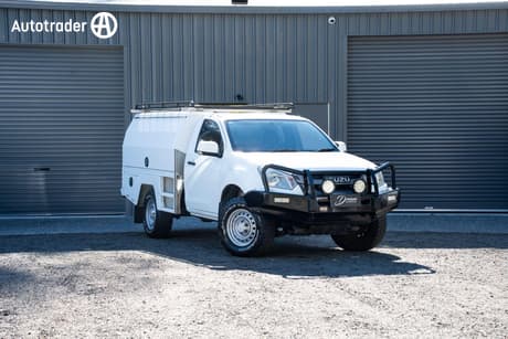 White 2018 Isuzu D-MAX Cab Chassis Sx Hi-Ride (4X2)