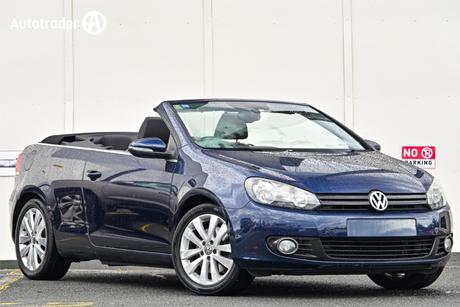 Blue 2011 Volkswagen Golf Cabriolet 118 Tsi