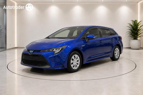 Blue 2020 Toyota Corolla SUV AWD